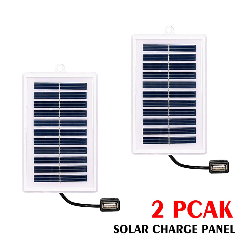 Portable Solar Charger with USB Output – Compact Solar Panel for Camping, Travel, Flashlights & Fans