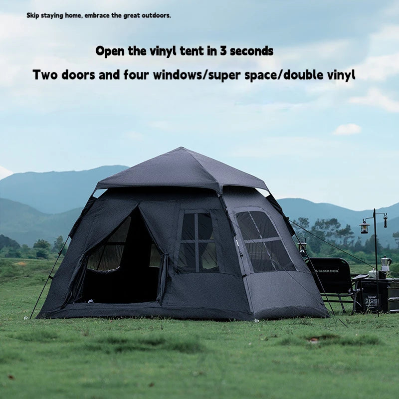 Automatic Quick-Open Camping Tent – UV & Rainstorm Protection Portable Outdoor Tent