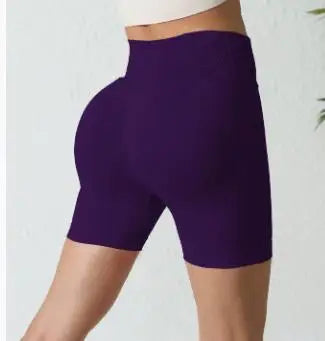 Women's Seamless High Waist Gym Shorts – Butt Lifting Yoga & Cycling Sports Shorts | S–XL