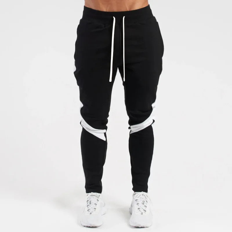 Men's Skinny Jogger Sweatpants — Drawstring, Fitness & Gym Tracksuit Bottoms | Sport & Casual Trousers
