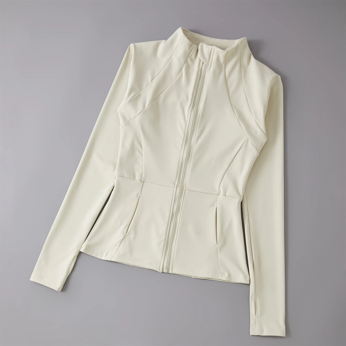 Women's Sports Windbreaker Jacket – Yoga Running Long Sleeve Sweatshirt | S–XL
