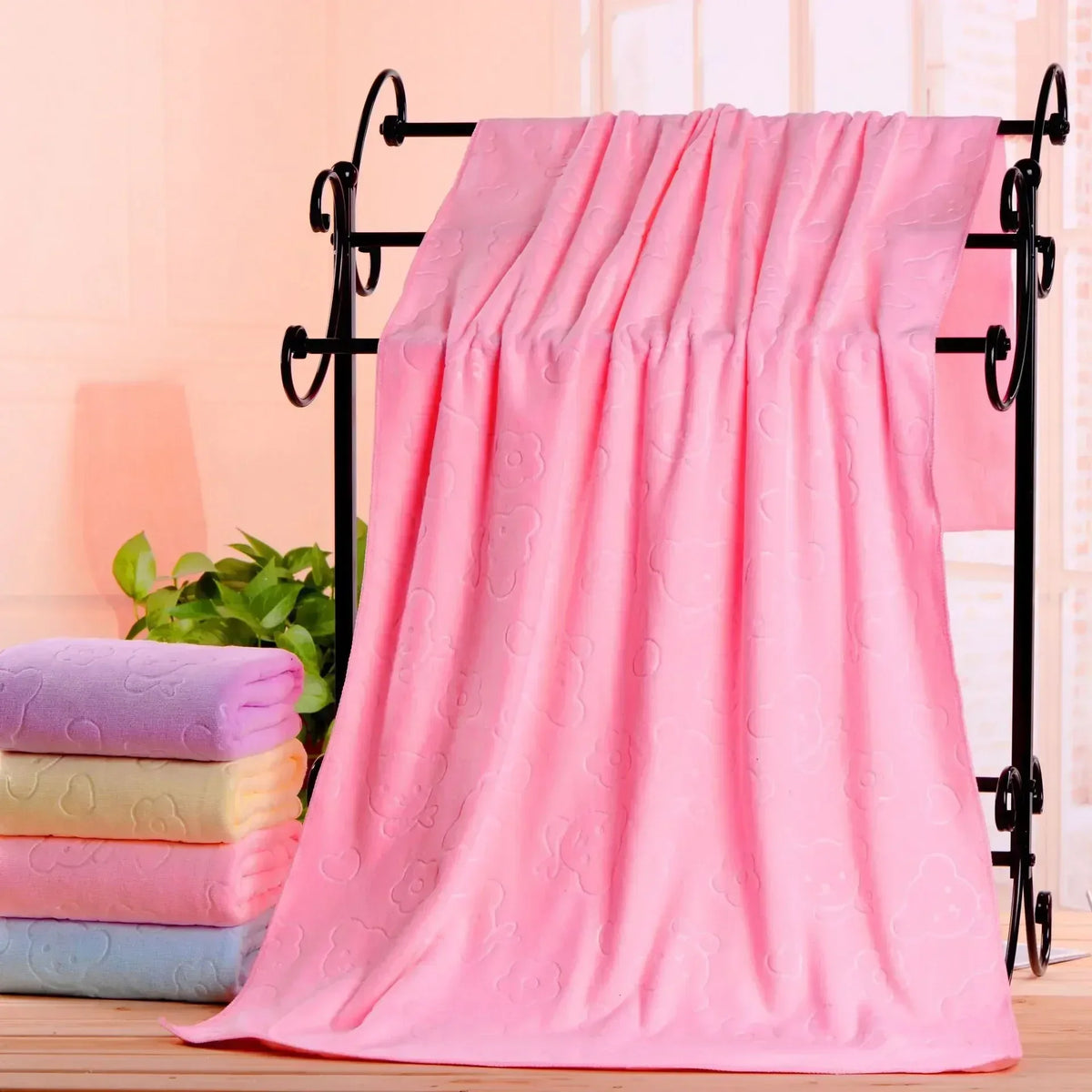 Quick-Dry Microfibre Towel Set – Soft, Absorbent & Lightweight (34×74cm)
