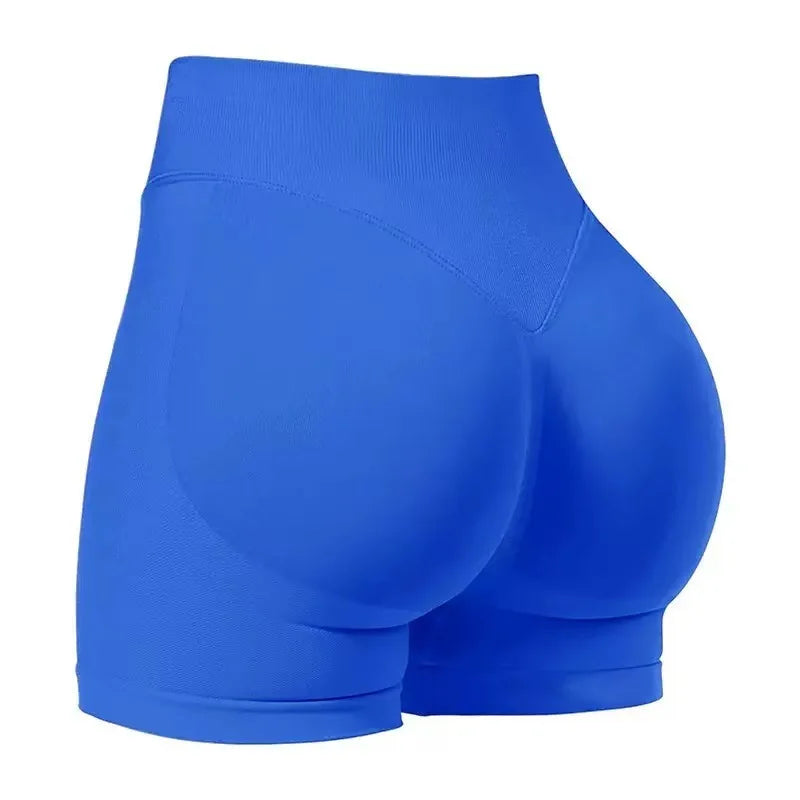 Women's Seamless High Waist Gym Shorts – Butt Lifting Yoga & Cycling Sports Shorts | S–XL