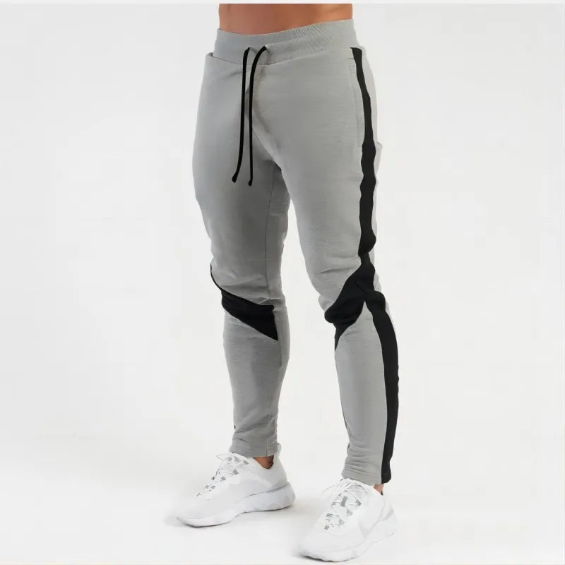 Men's Skinny Jogger Sweatpants — Drawstring, Fitness & Gym Tracksuit Bottoms | Sport & Casual Trousers