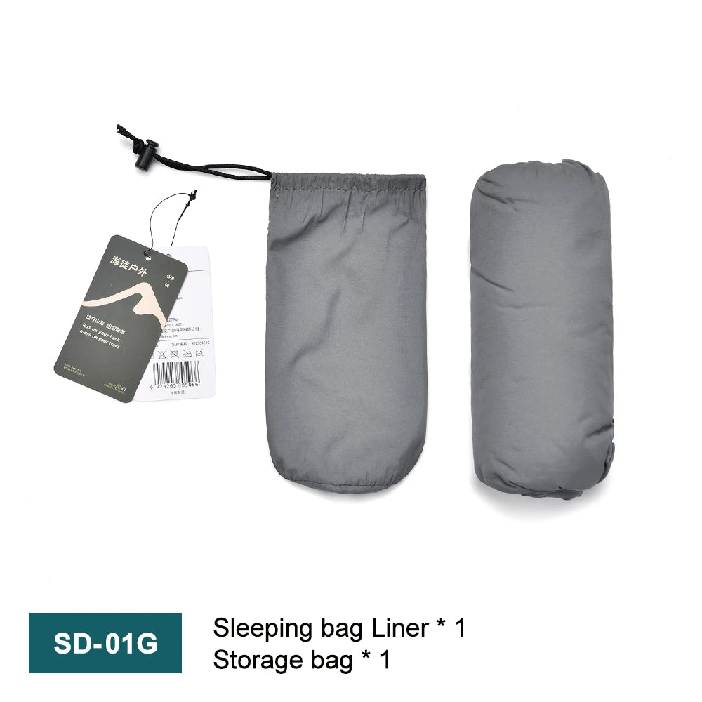 Ultralight Mummy Sleeping Bag Liner – Single Person Travel & Camping Liner