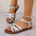 Women's Flat Roman Strap Sandals – Non-Slip Rubber Sole Summer Sandals | EU 36–43