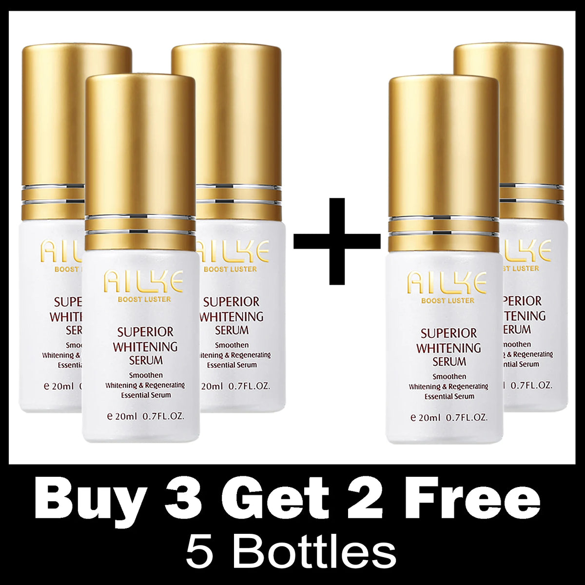 AILKE Brightening & Freckle-Removal Skin Care Kit – Quinoa, Serum & Cream Set