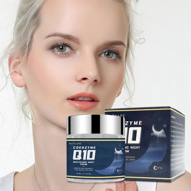 AFCARE Clear Beauty Collagen & Q10 Night Cream – Ultra-Hydrating Anti-Ageing Moisturiser (50ml)