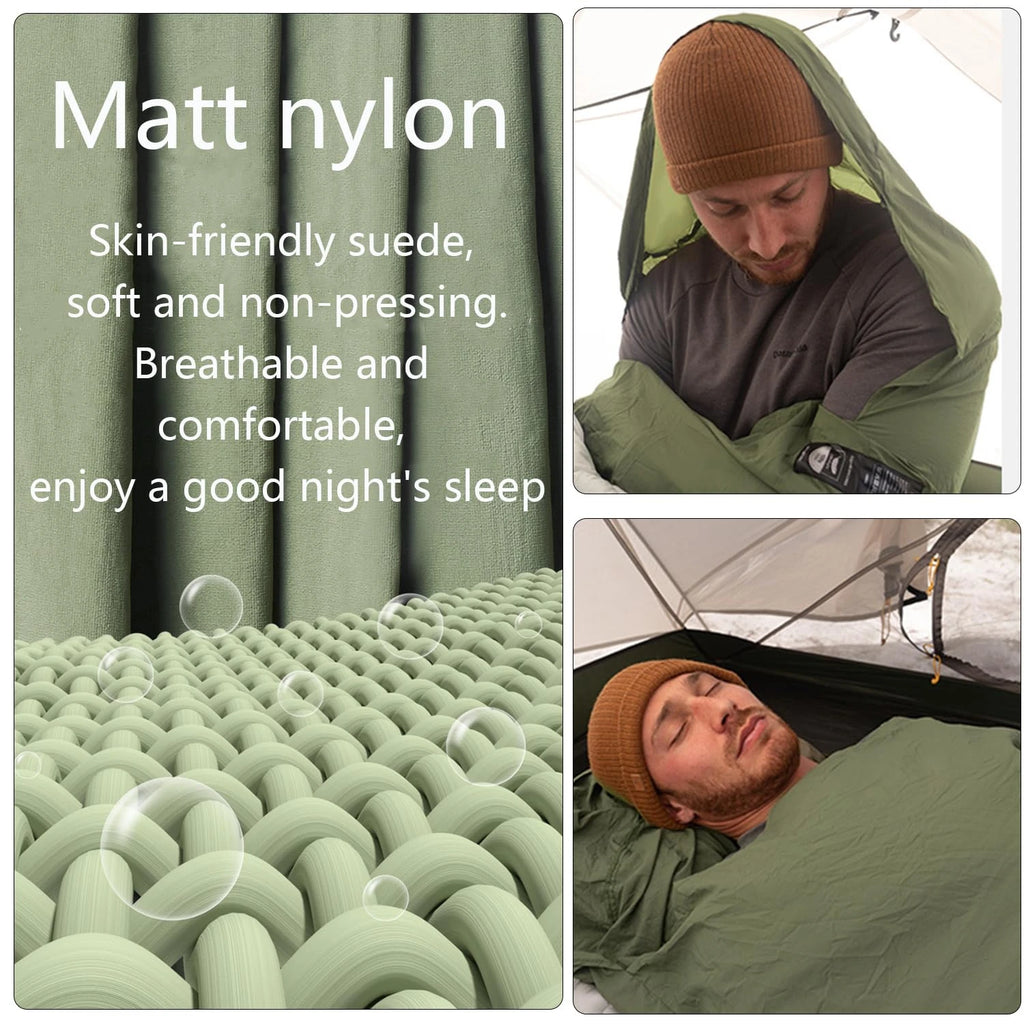 Nylon Sleeping Bag Liner – Warm Inner Liner for Camping, Travel & Hotels