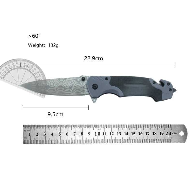 Outdoor Pocket Knife – High-Hardness Stainless Steel Folding Fruit & Camping Knife