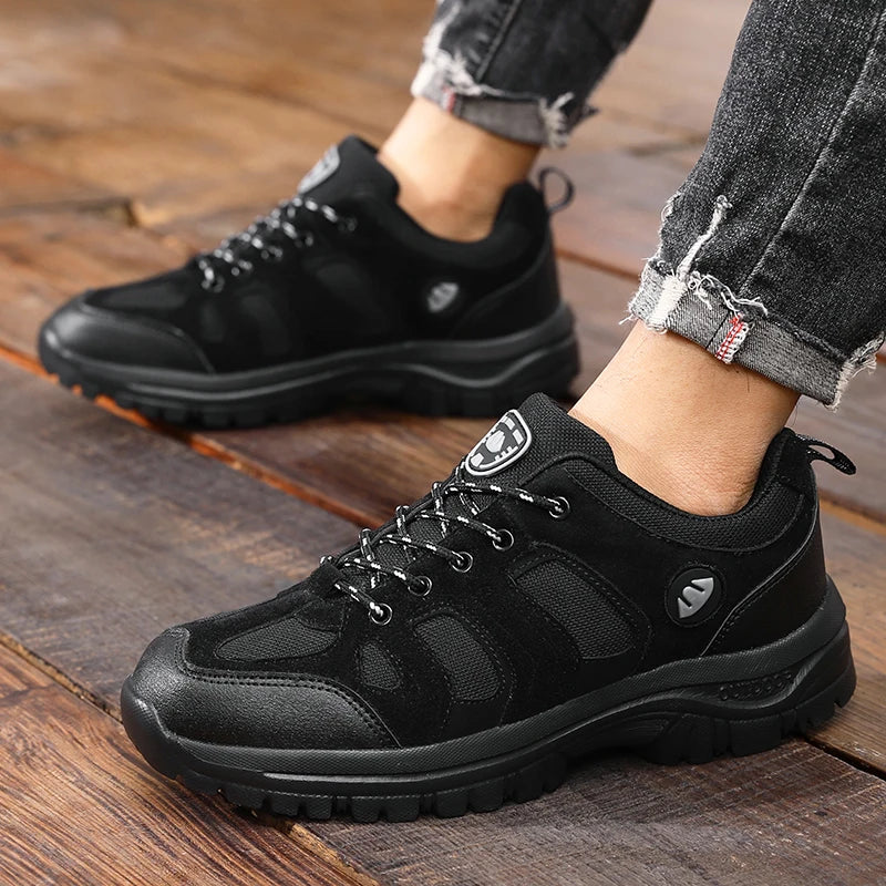 Men's Anti-Slip Hiking Sneakers — Breathable Outdoor Shoe