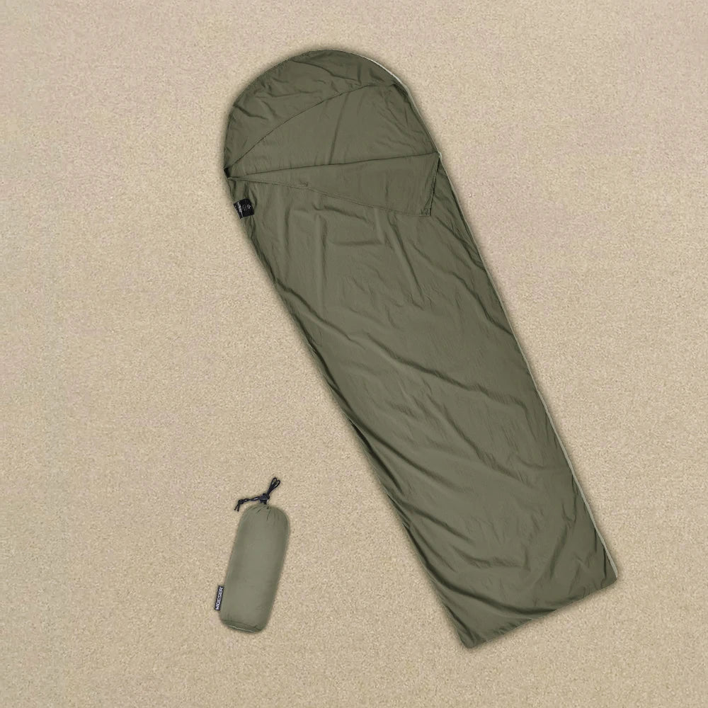 Ultralight Mummy Sleeping Bag Liner – Single Person Travel & Camping Liner