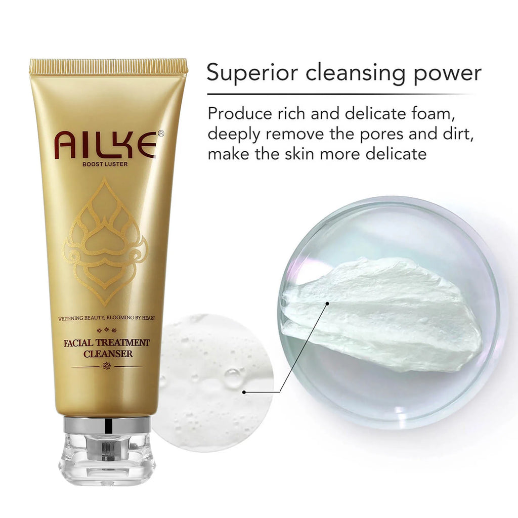 AILKE Glutathione Whitening Face Care Set – Dark Spot & Freckle Correcting Skincare | All Skin Types