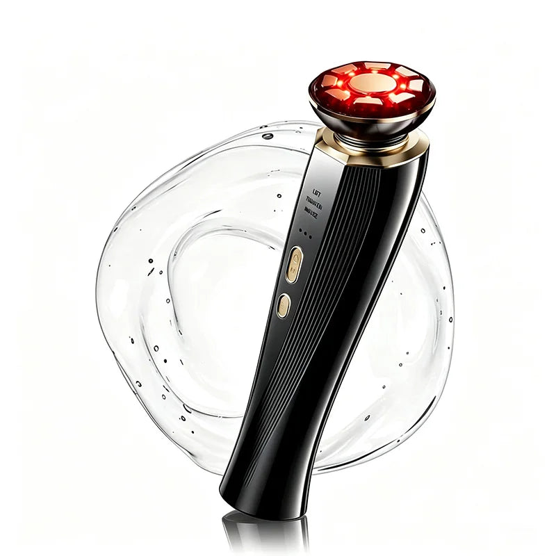 Rechargeable Facial Beauty Massager – Portable Face Massage Tool for Daily Skin Care | Pearl White & Secret Black