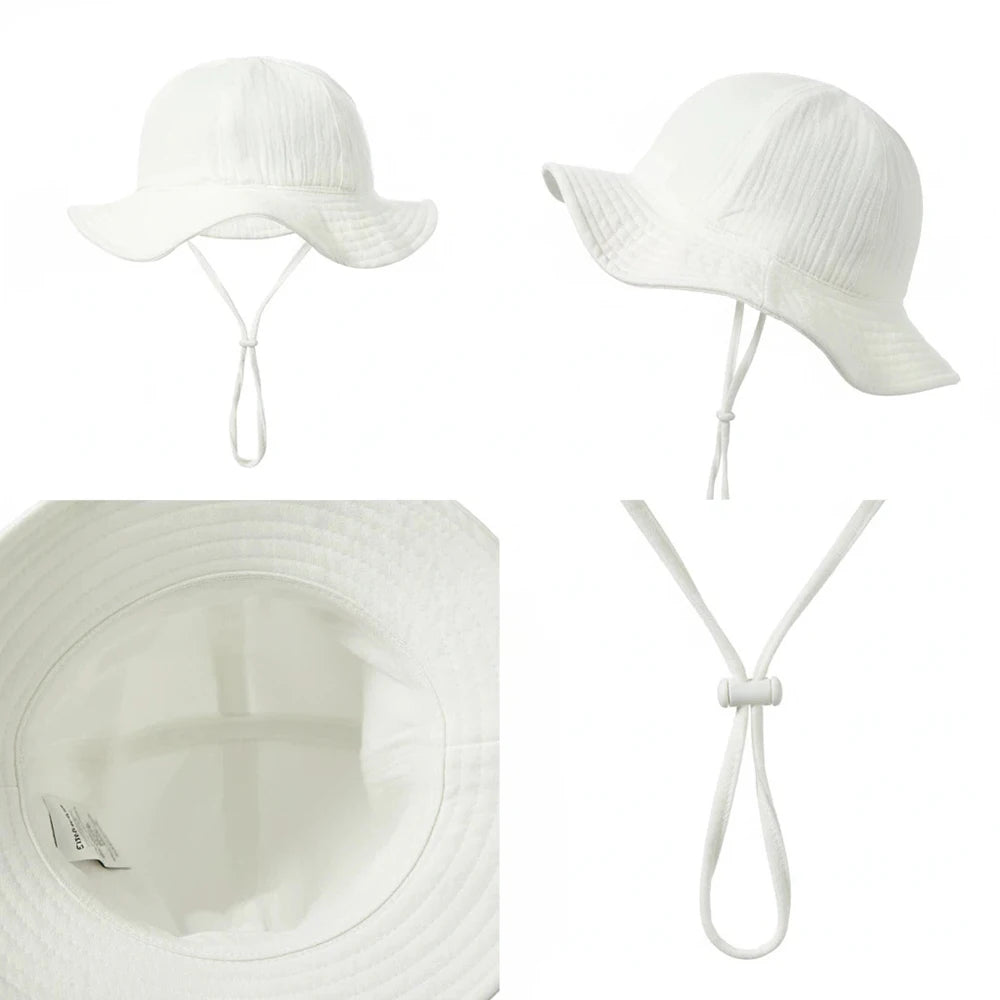 Baby Bucket Hat | Cotton Sun Protection | Unisex | 3–18 Months | 8 Colours