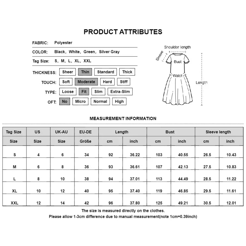 Women's V-Neck T-Shirt Sundress – Loose Short Sleeve Beach Dress | S–XXXL