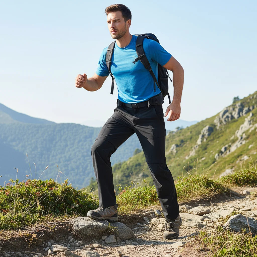 Fanuocetar 2-in-1 Removable Hiking Pants — Quick Dry, Scratch-Resistant, Converts to Shorts | Camping & Trekking
