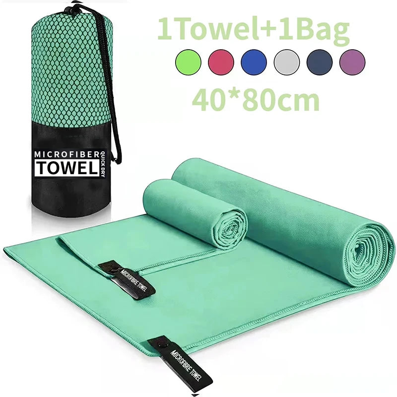 Quick-Drying Sports Towel 40x80cm – Compact Microfibre Towel for Camping, Gym & Beach
