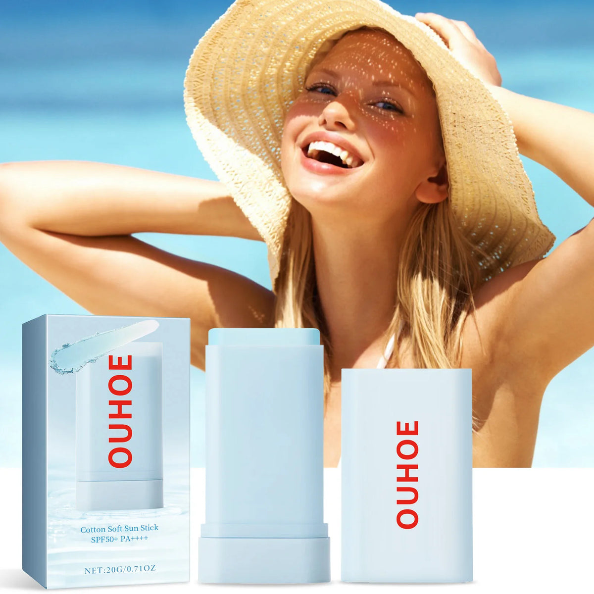 SPF 50 Sunscreen Stick for Oily Skin