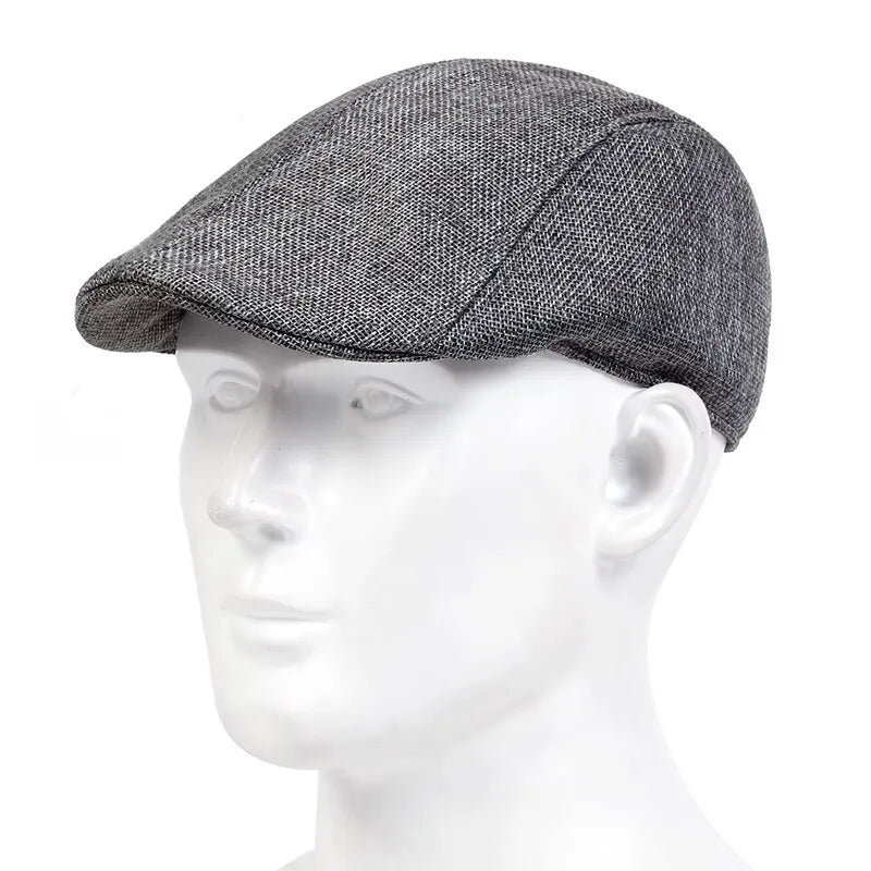 Men's Solid Cassette Cap – Casual Golf & Street Style Hat | One Size