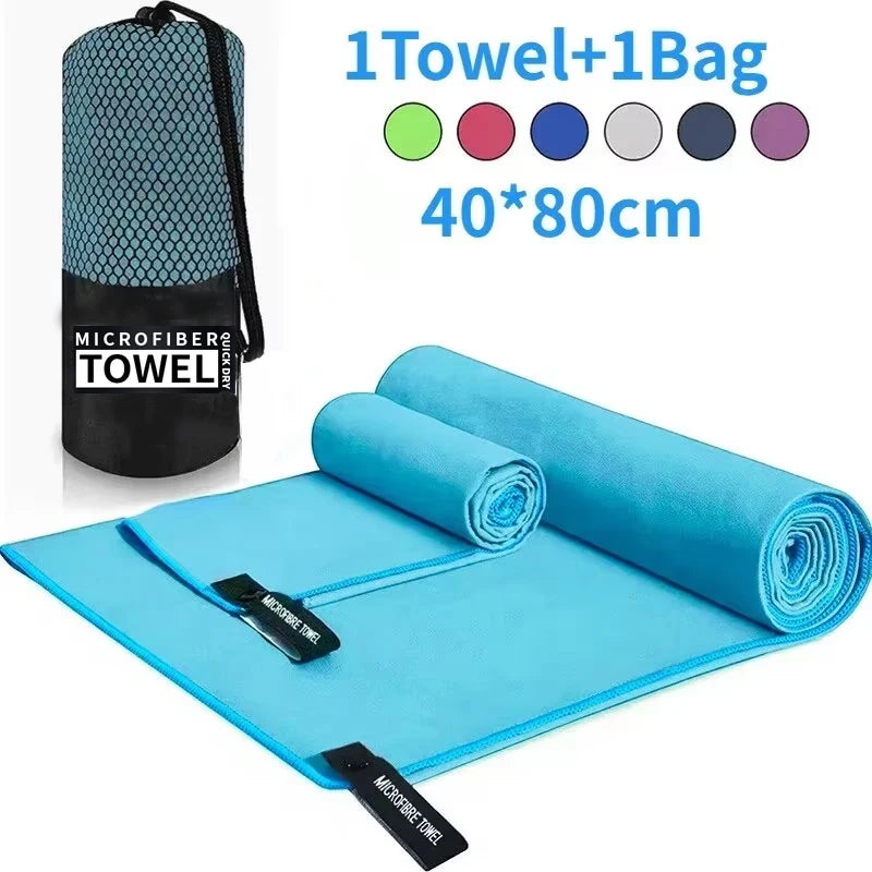 Quick-Drying Sports Towel 40x80cm – Compact Microfibre Towel for Camping, Gym & Beach