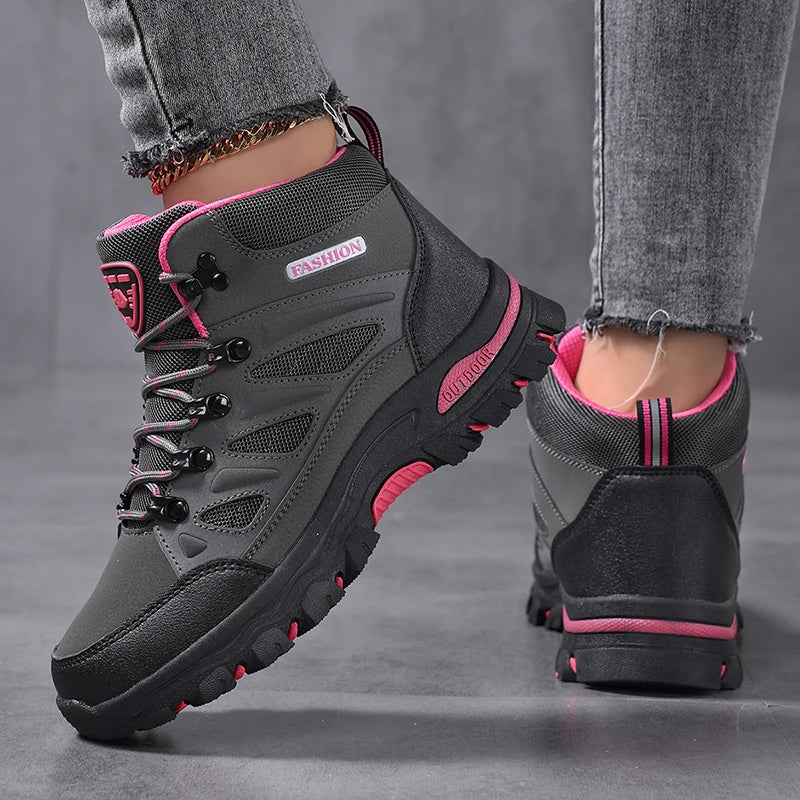 Women's Waterproof Hiking Ankle Boots – Non-Slip Trail & Mountain Climbing Shoes | EU 35–42