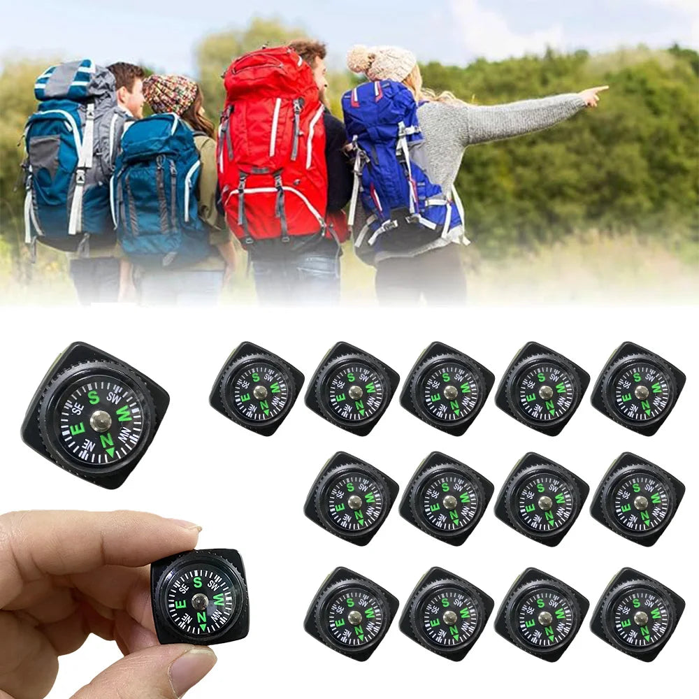 Mini Wristband Compass — Bulk Pack (10, 15 or 20pcs) | Outdoor Survival