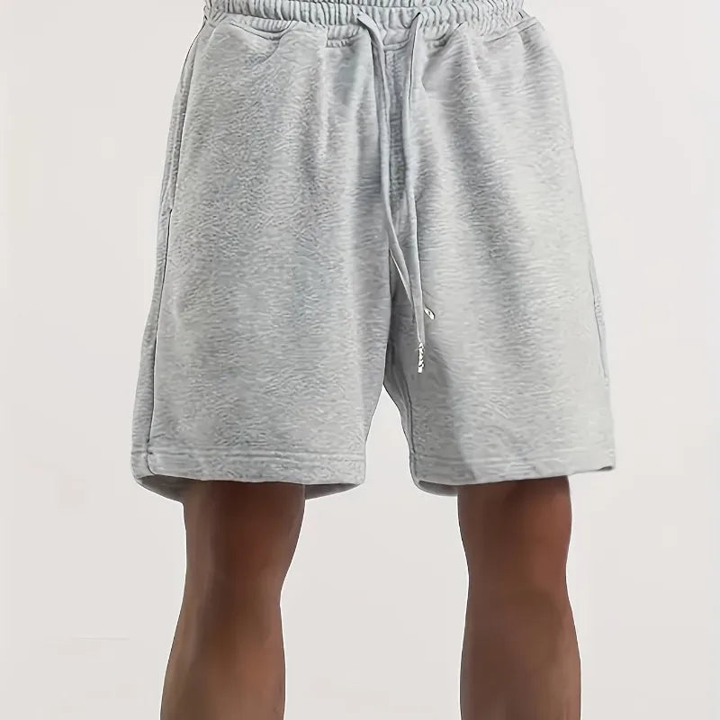 Men's & Women's Fitness Casual Shorts — 4-Season, Drawstring, Appliqué Detail | Sport & Leisure Shorts
