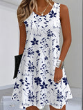 Women's Floral Print Oversized Dress – Y2K Summer Style | S–XXXL