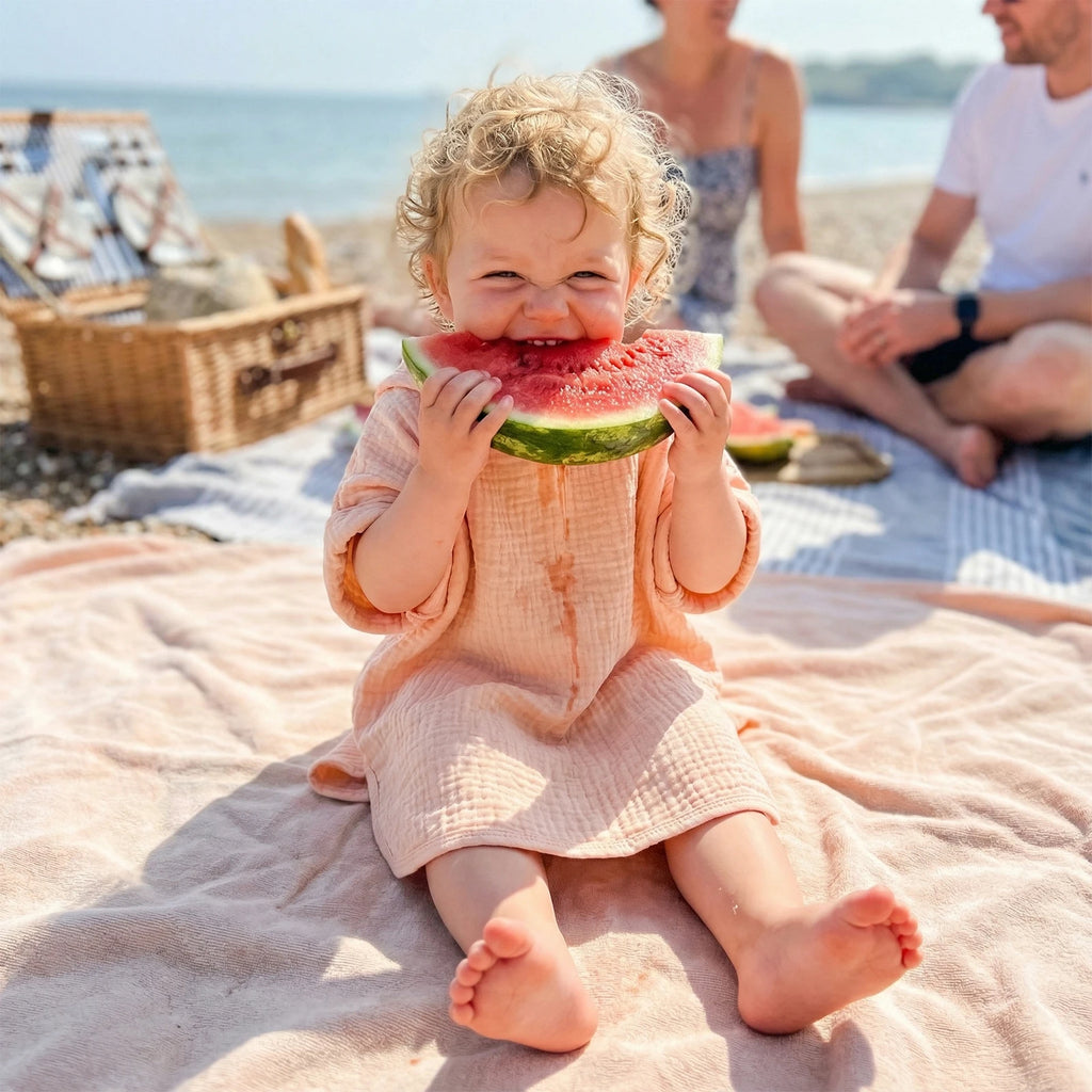 Kids Hooded Swim Cover-Up – Toddler Beach Towel Poncho for Boys & Girls