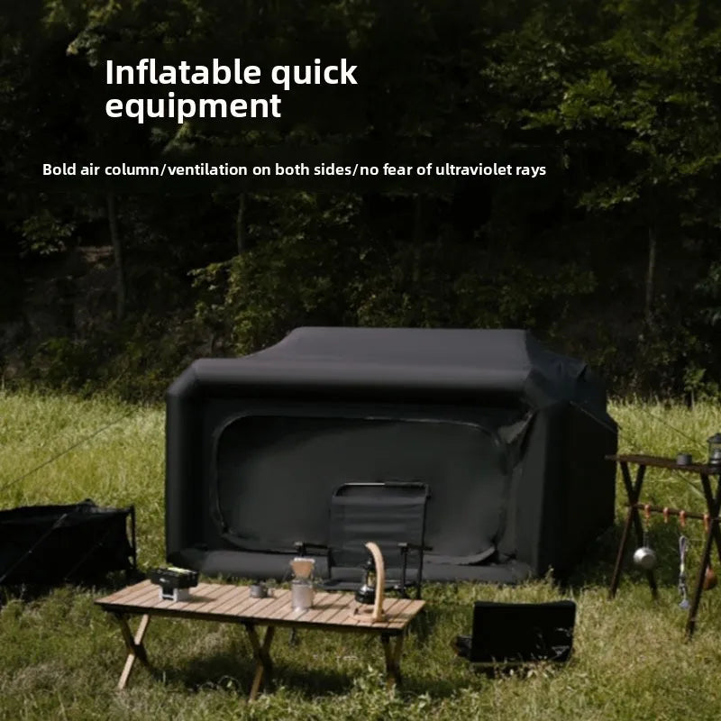 Air-Inflated Capsule Space Tent – 5-8 Person Inflatable Family Glamping Tent