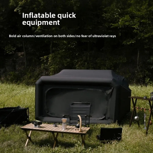 Air-Inflated Capsule Space Tent – 5-8 Person Inflatable Family Glamping Tent