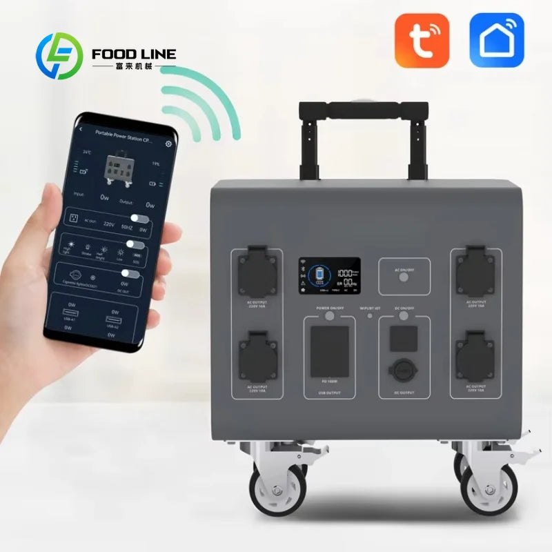 Customized Solar Generator 2400W–12KW – MPPT Pure Sine Wave Power Station 220–230V for Home, Car & Emergencies