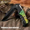 Portable Folding Pocket Knife – Sharp Stainless Steel Survival Knife for Camping & Hiking