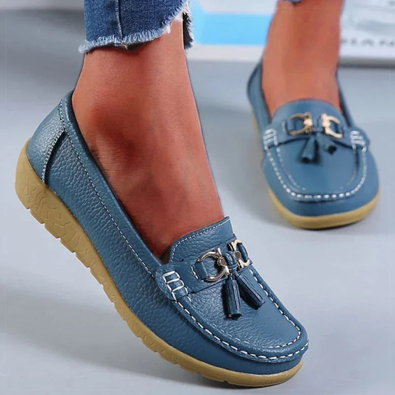 Women's Slip-On Loafer Sneakers – Soft Sole Casual Tennis Shoes | EU 35–44