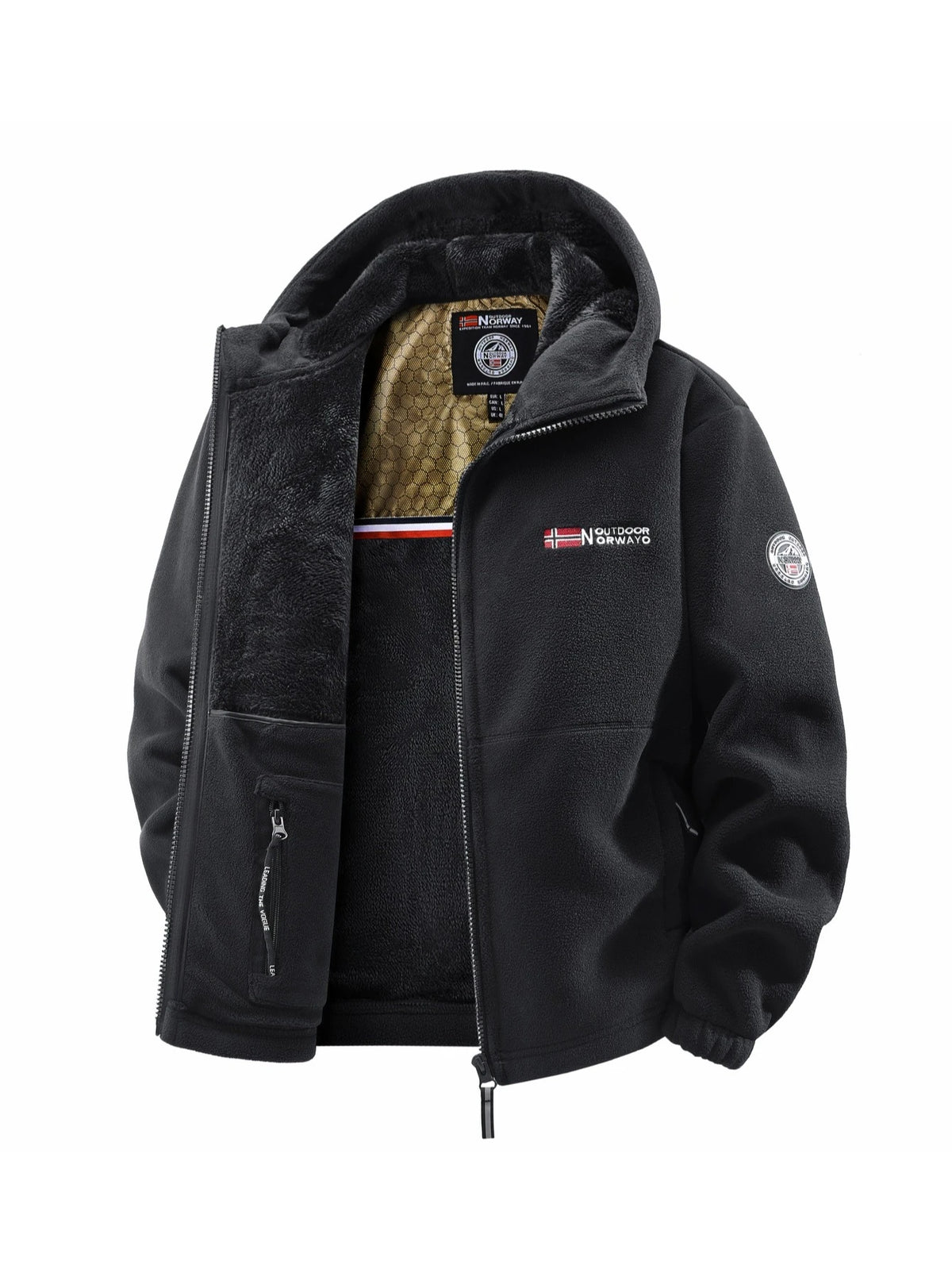 Men's Hooded Winter Jacket – Versatile Outdoor & Streetwear