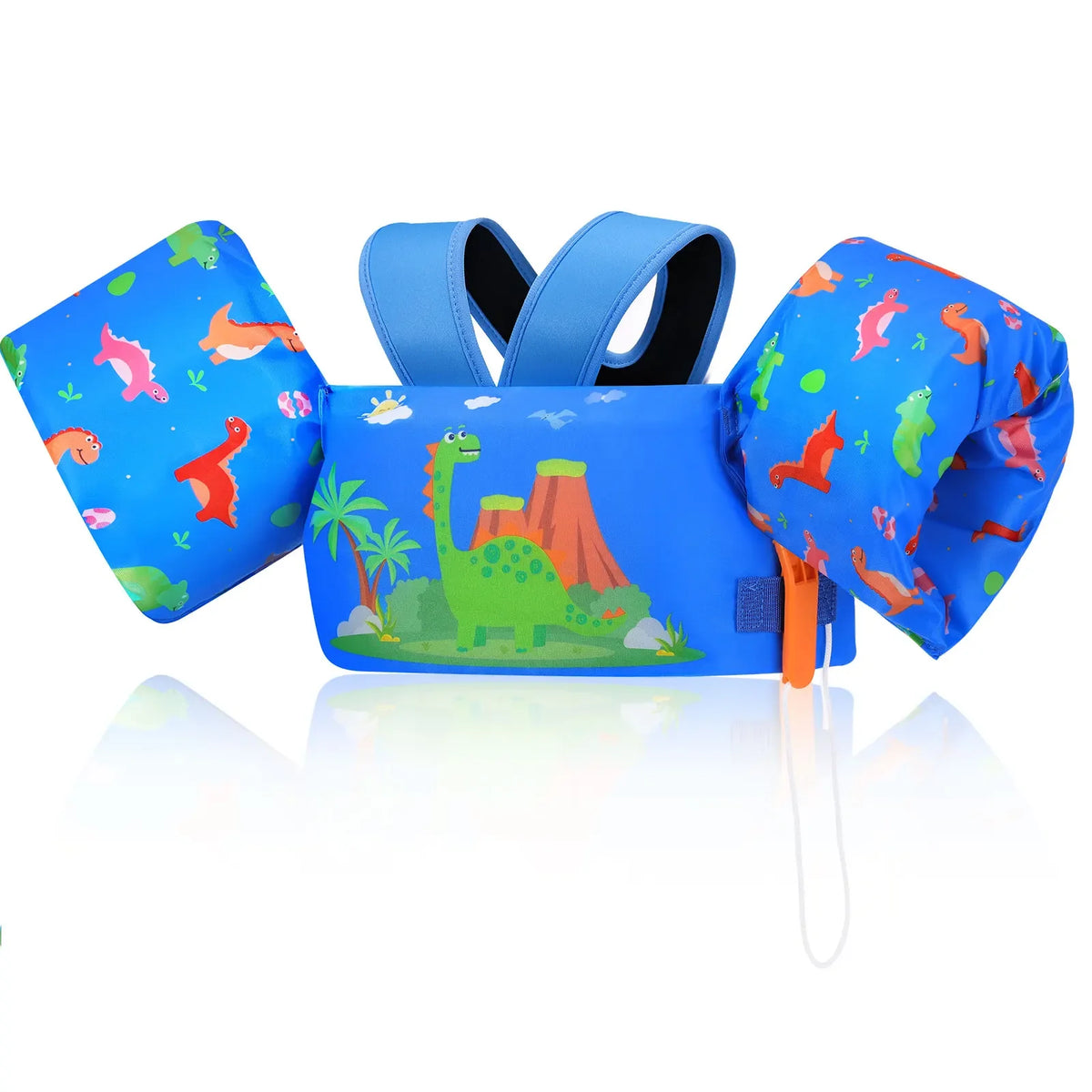 Kids Foam Life Vest & Swim Float | Children's Safety Swim Jacket with Whistle for Ages 3–13