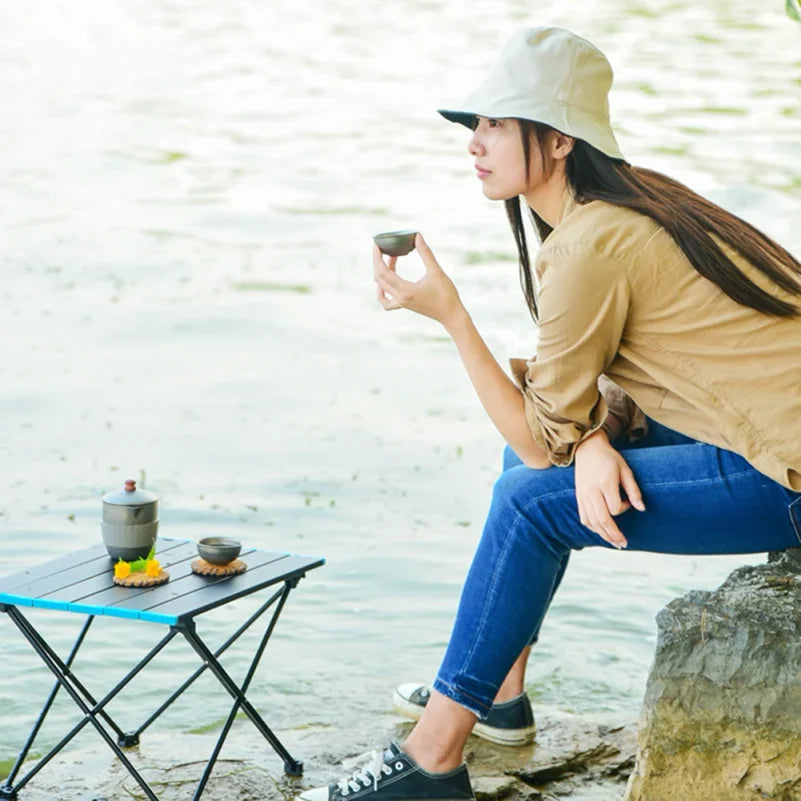 Portable Folding Camp Table – Lightweight Aluminium Alloy Outdoor Table with Carry Bag