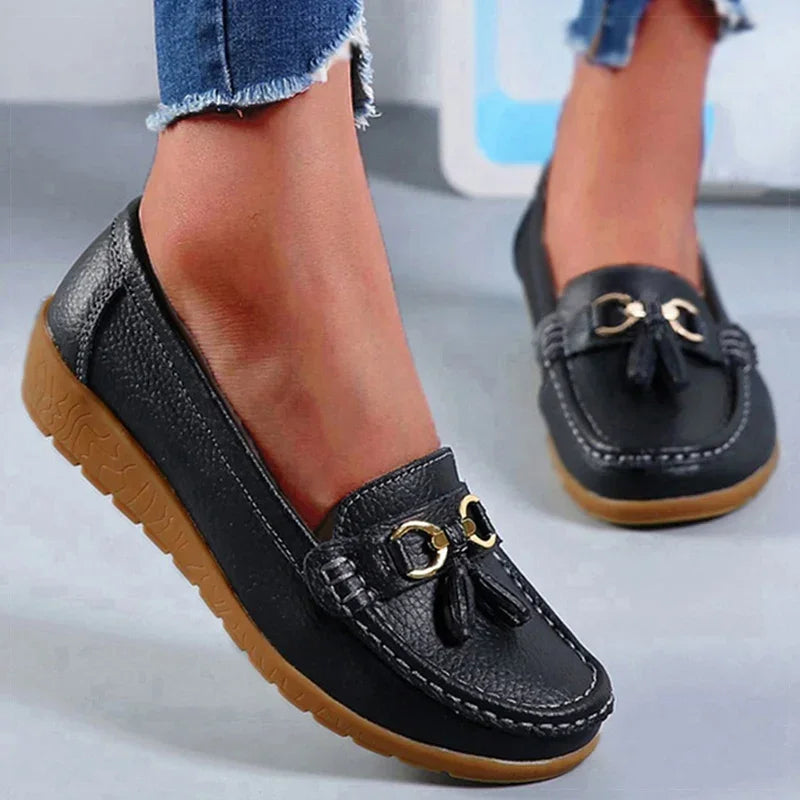 Women's Slip-On Loafer Sneakers – Soft Sole Casual Tennis Shoes | EU 35–44