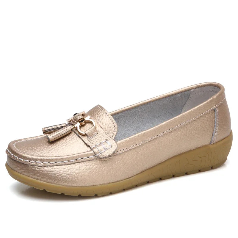 Women's Slip-On Loafer Sneakers – Soft Sole Casual Tennis Shoes | EU 35–44