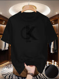 Men's Graphic Crew Neck T-Shirt — Breathable Polyester, Short Sleeve | Casual Summer Streetwear Tee