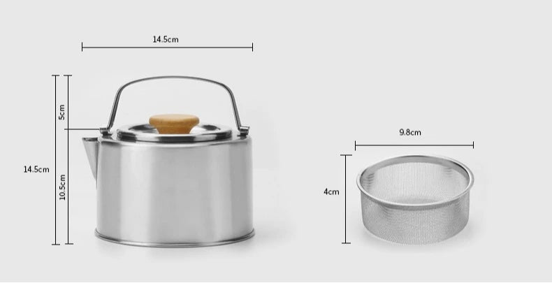 Camping Stainless Steel Kettle