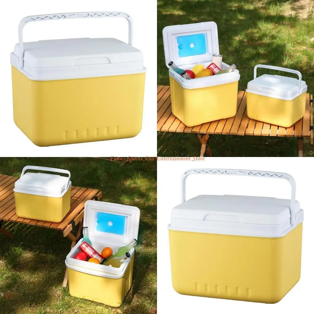 6L Insulated Camping Ice Box Cooler – Compact Car & Outdoor Ice Chest