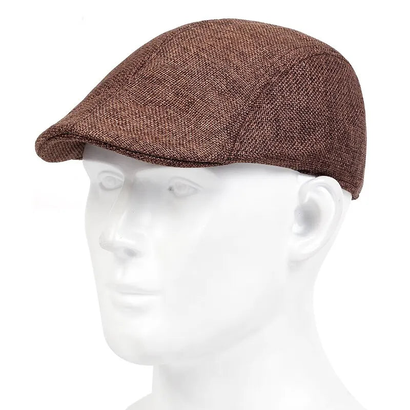 Men's Solid Cassette Cap – Casual Golf & Street Style Hat | One Size