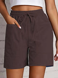 Women's High Waist Casual Shorts with Pockets – Loose Fit Bermuda Shorts | S–XXL
