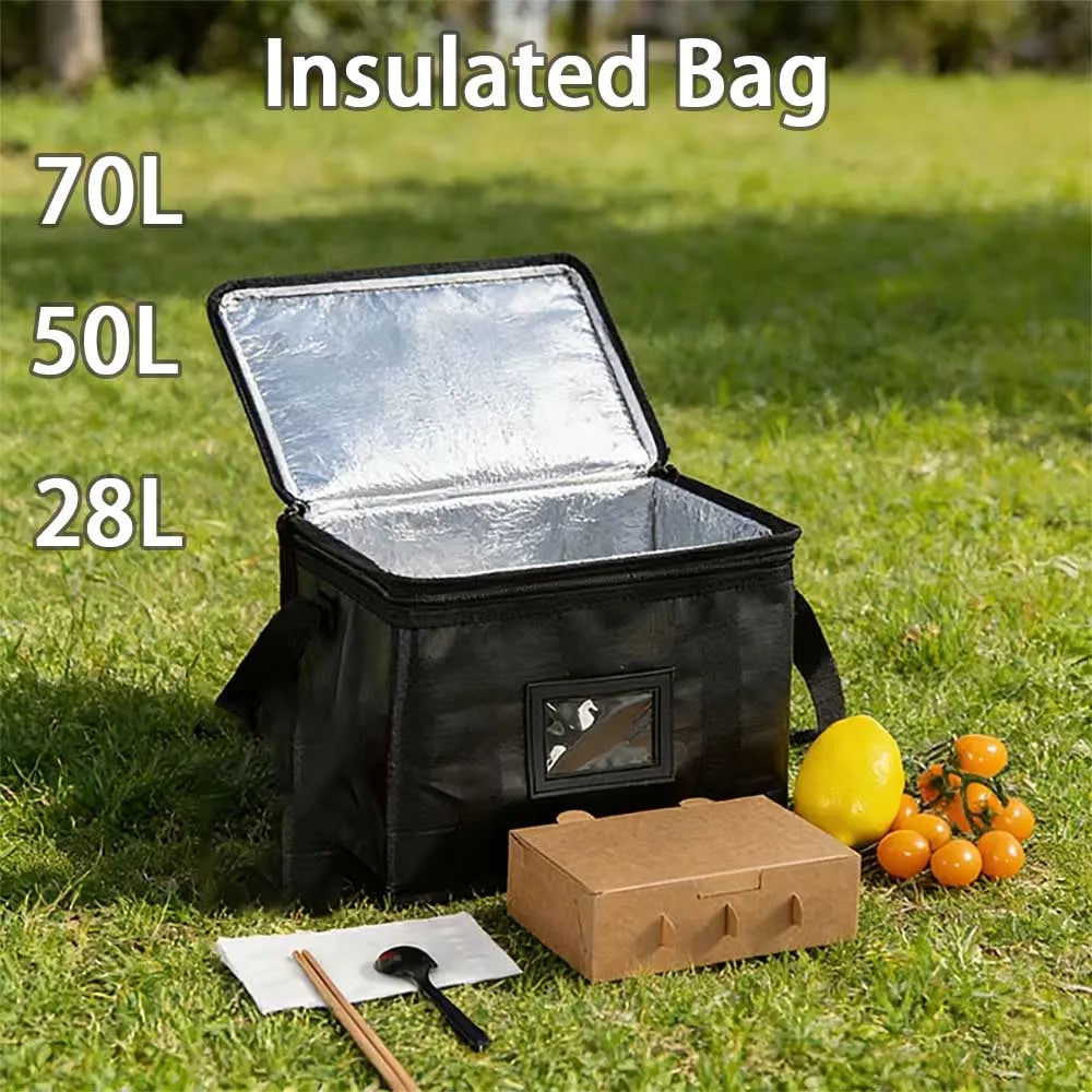 Large Insulated Thermal Cooler Bag – Portable Camping, Picnic & Lunch Carrier | 28L–70L