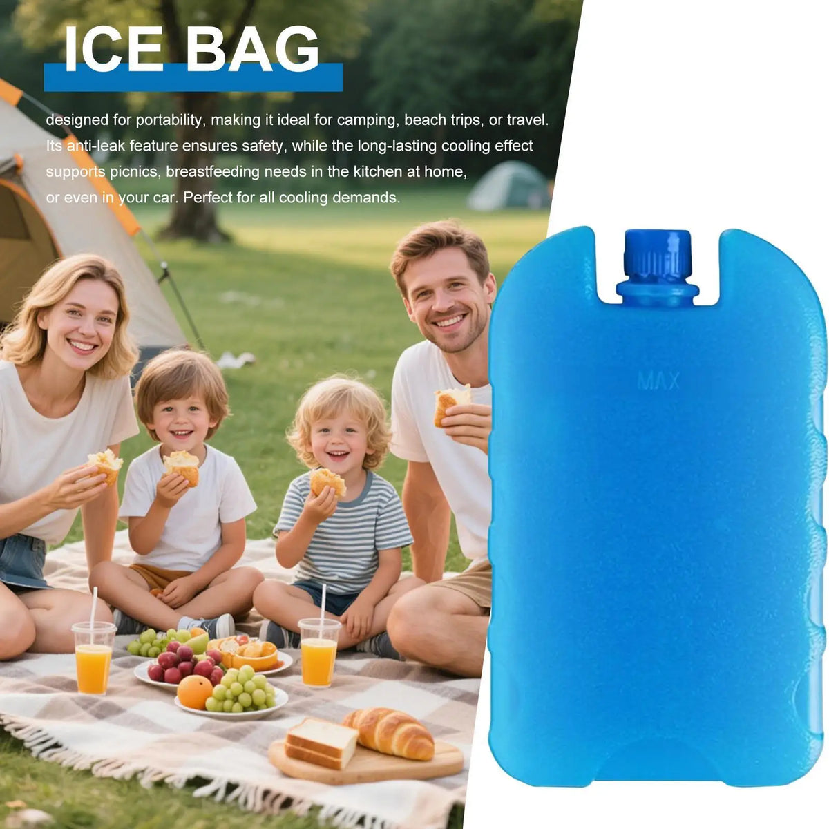 Reusable Cooler Ice Pack | Beach, Camping & Travel | Jungle & J