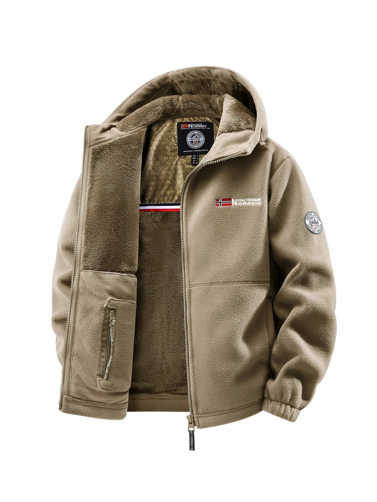 Men's Hooded Winter Jacket – Versatile Outdoor & Streetwear