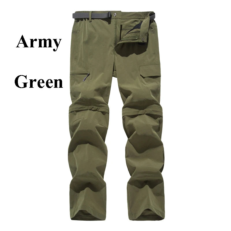 Fanuocetar 2-in-1 Removable Hiking Pants — Quick Dry, Scratch-Resistant, Converts to Shorts | Camping & Trekking