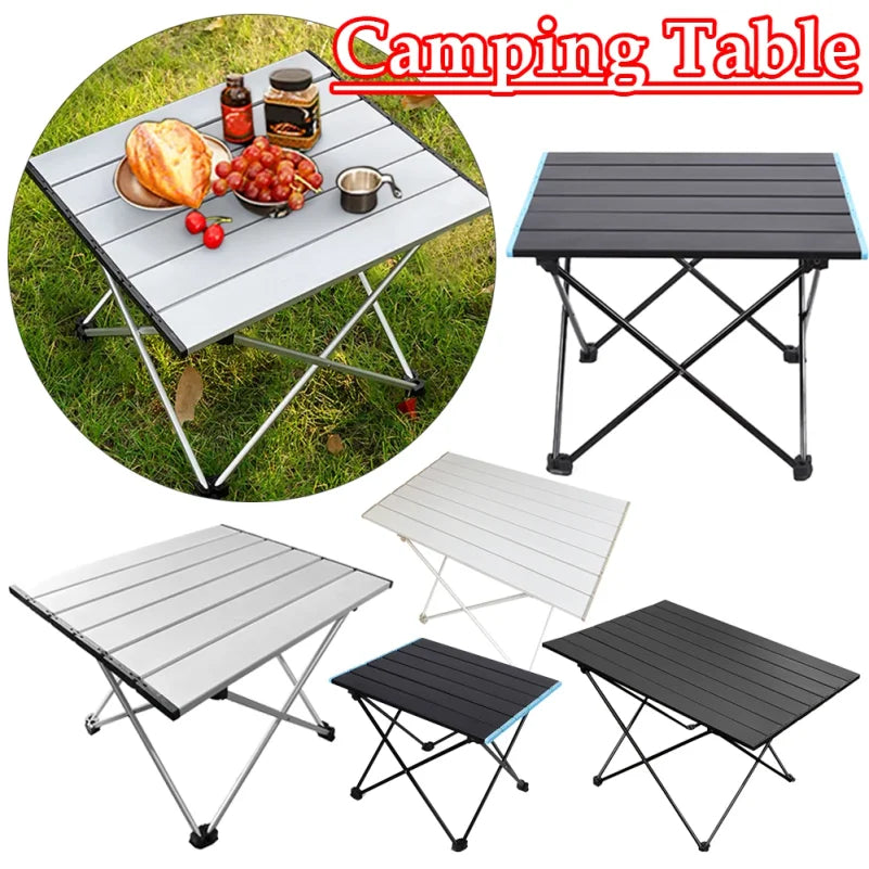 Portable Folding Camp Table – Lightweight Aluminium Alloy Outdoor Table with Carry Bag
